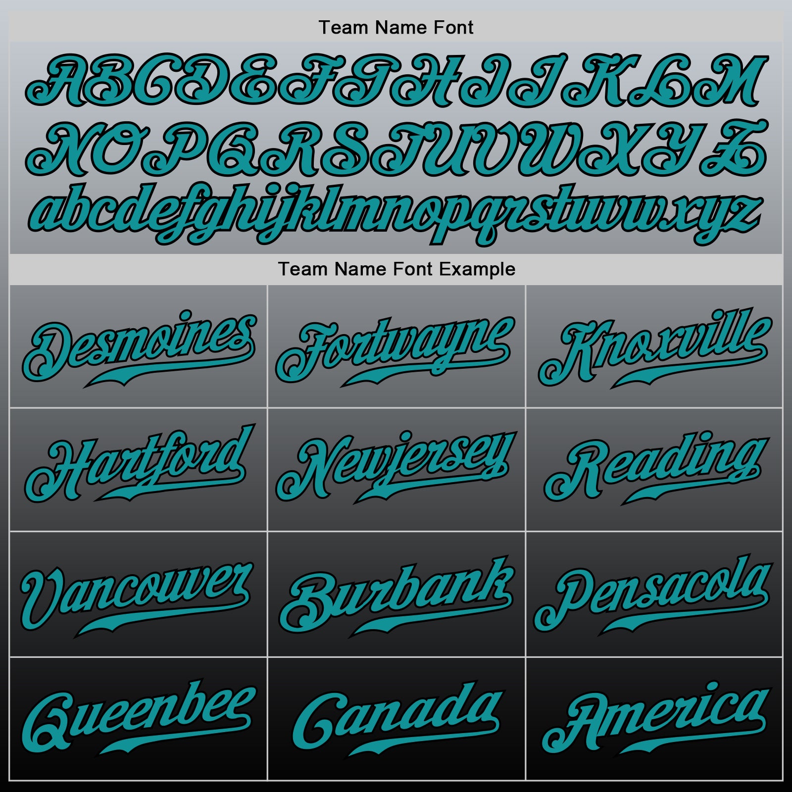 Custom Gray Teal-Black Authentic Fade Fashion Baseball Jersey