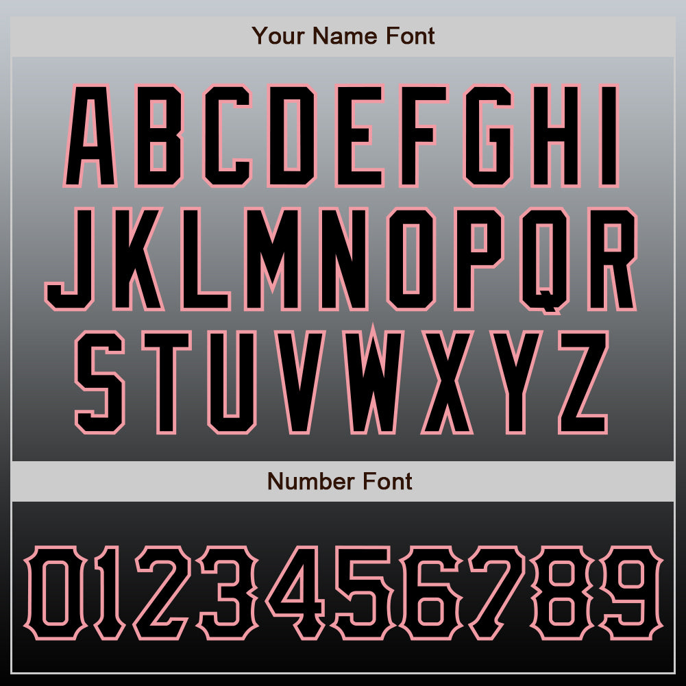 Custom Gray Black-Medium Pink Authentic Fade Fashion Baseball Jersey