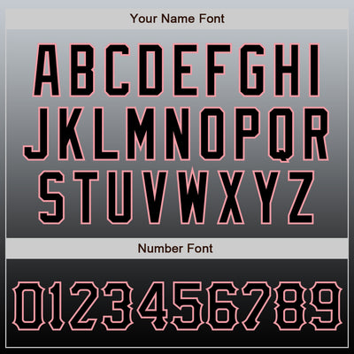 Custom Gray Black-Medium Pink Authentic Fade Fashion Baseball Jersey