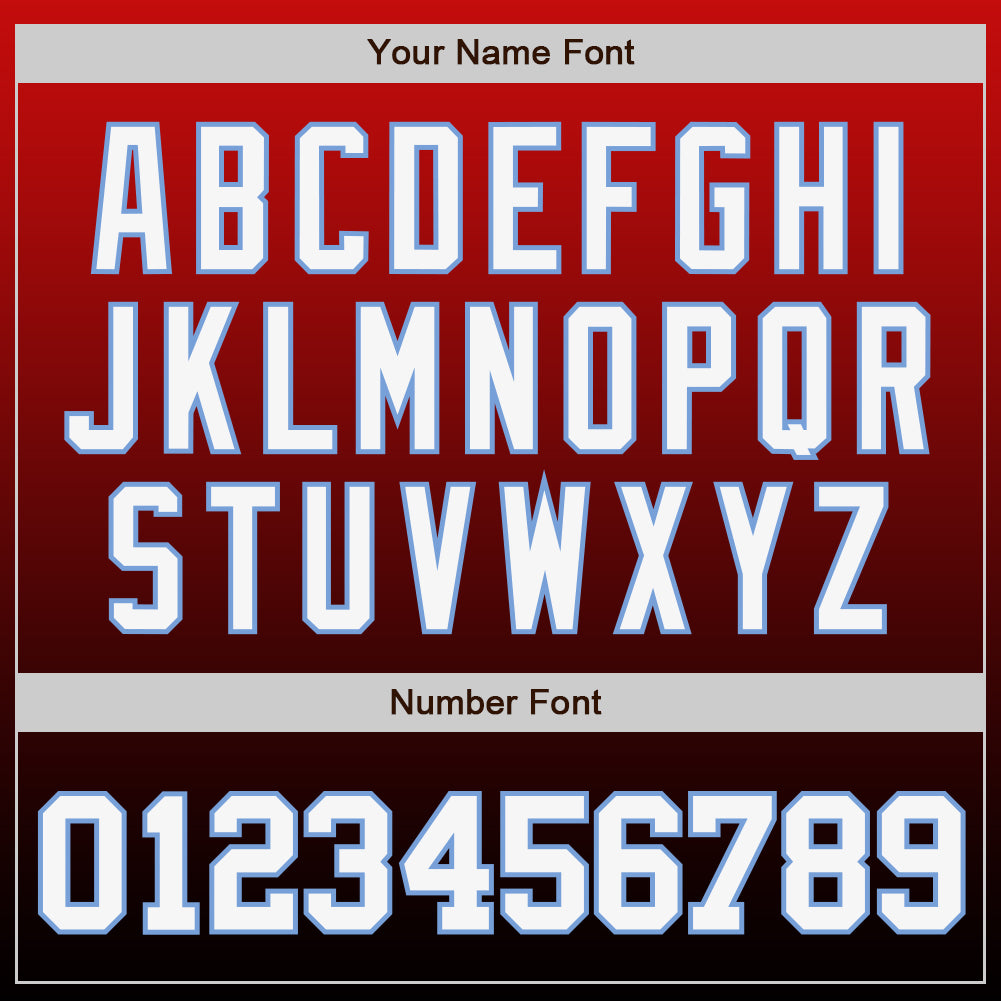 Custom Red White-Black Authentic Fade Fashion Baseball Jersey