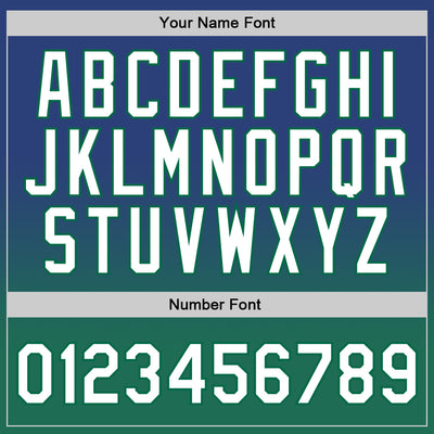 Custom Royal White-Kelly Green Authentic Fade Fashion Basketball Jersey