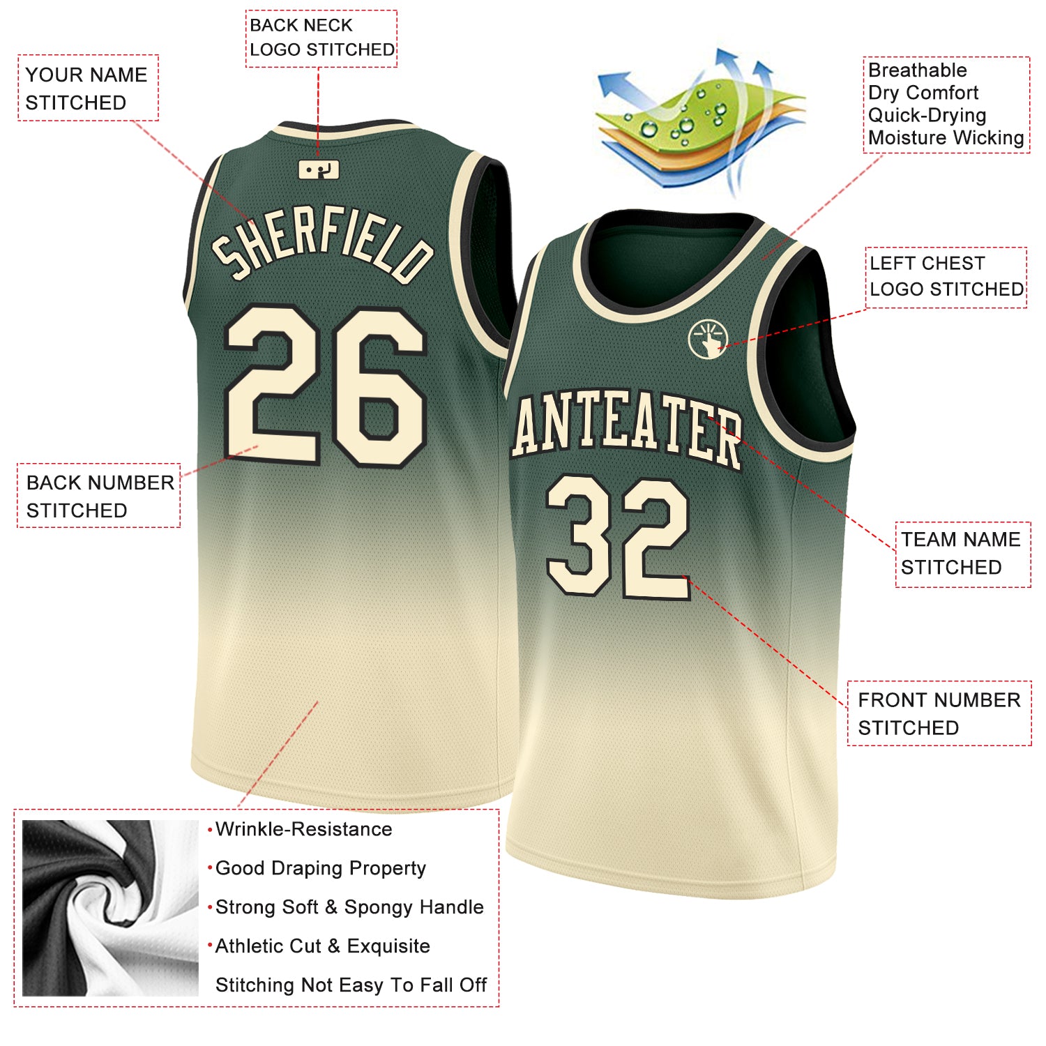 Custom Basketball Jersey Fan Jersey Fashion Basketball Jersey Printed Team  Name & Number Personalized Team Uniforms