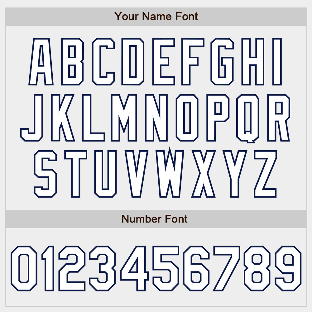 Custom White White-Navy Authentic Fade Fashion Baseball Jersey