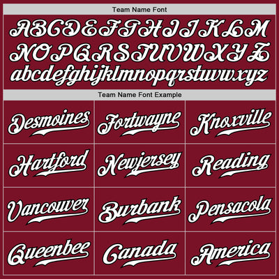 Custom Crimson White-Black Authentic Fade Fashion Baseball Jersey