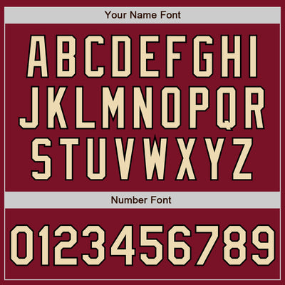 Custom Crimson Cream-Black Authentic Fade Fashion Baseball Jersey