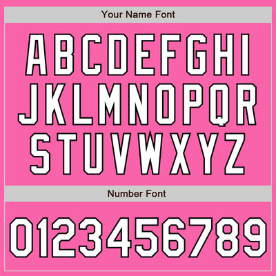 Custom Pink White-Black Authentic Fade Fashion Baseball Jersey