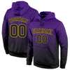 Custom Stitched Purple Black-Gold Fade Fashion Sports Pullover Sweatshirt Hoodie