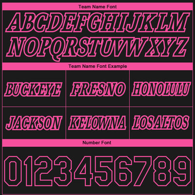 Custom Black Pink Pinstripe Fade Fashion Authentic Basketball Shorts