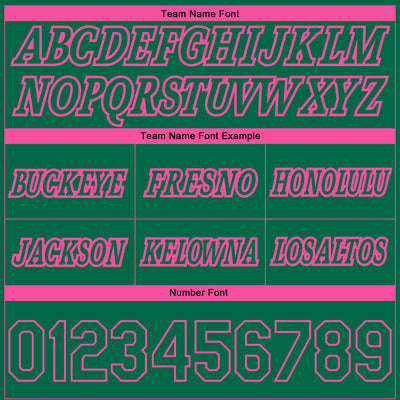 Custom Kelly Green Pink Pinstripe Fade Fashion Authentic Basketball Shorts