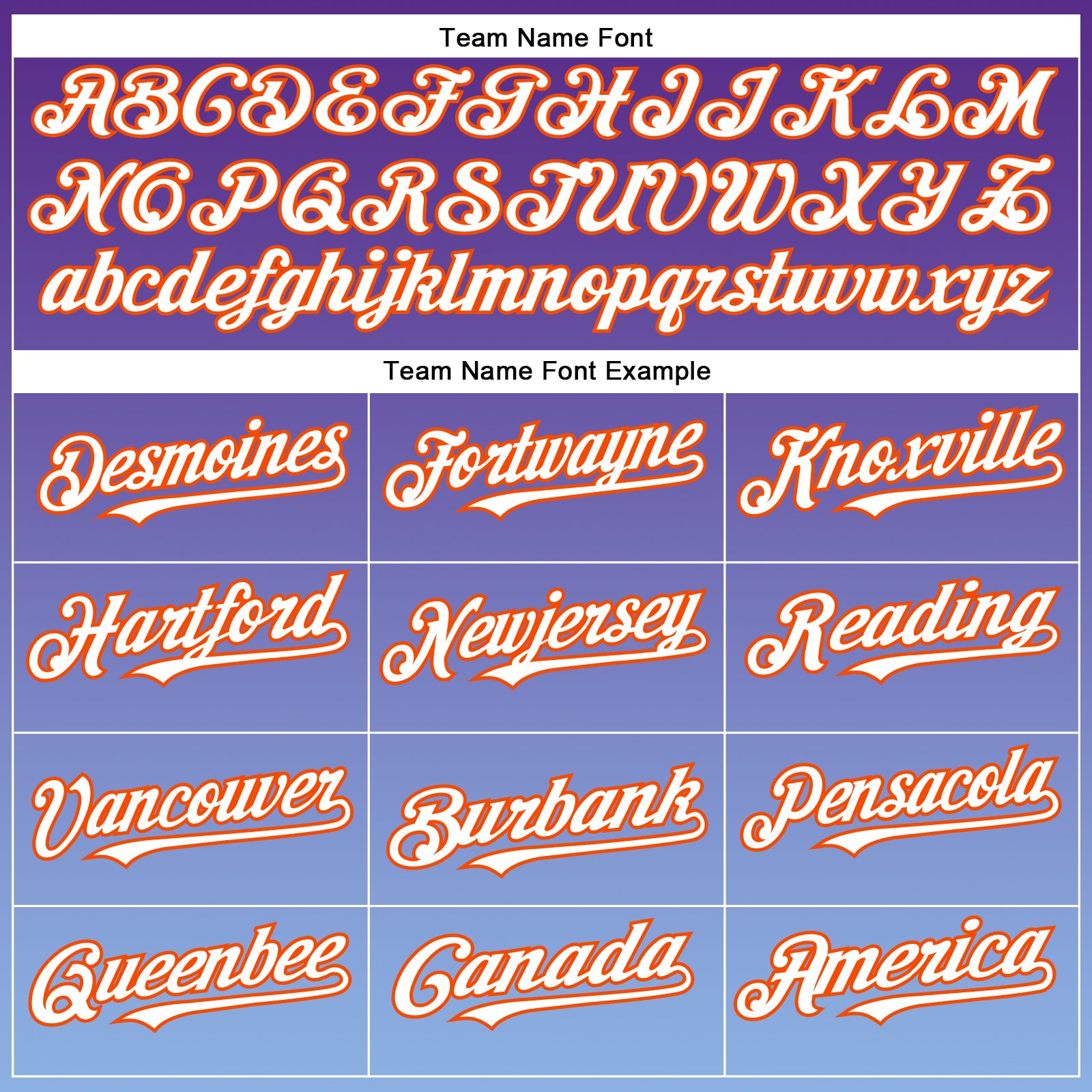 Custom Purple White Light Blue-Orange Authentic Fade Fashion Baseball Jersey