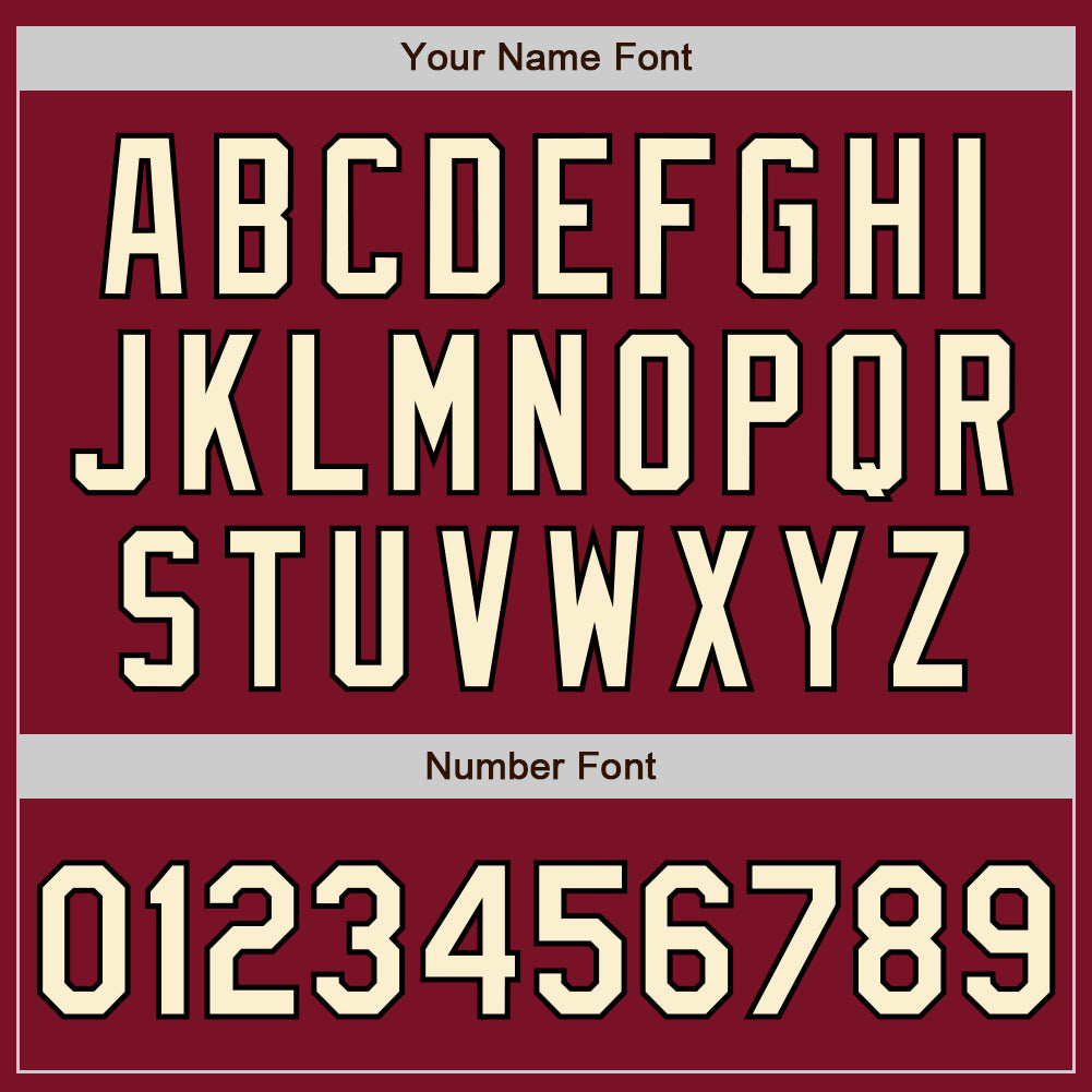 Custom Crimson Pinstripe Cream-Black Authentic Fade Fashion Baseball Jersey