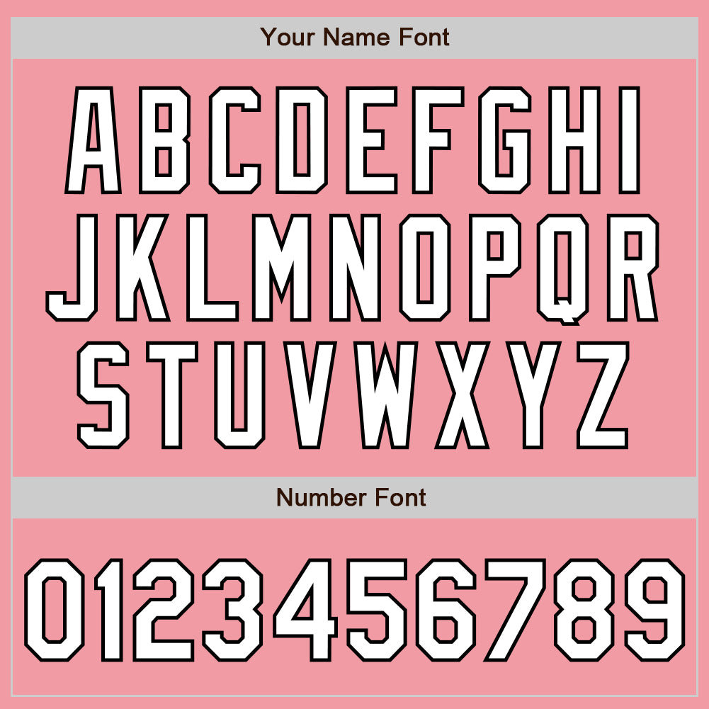 Custom Medium Pink Pinstripe White-Black Authentic Fade Fashion Baseball Jersey