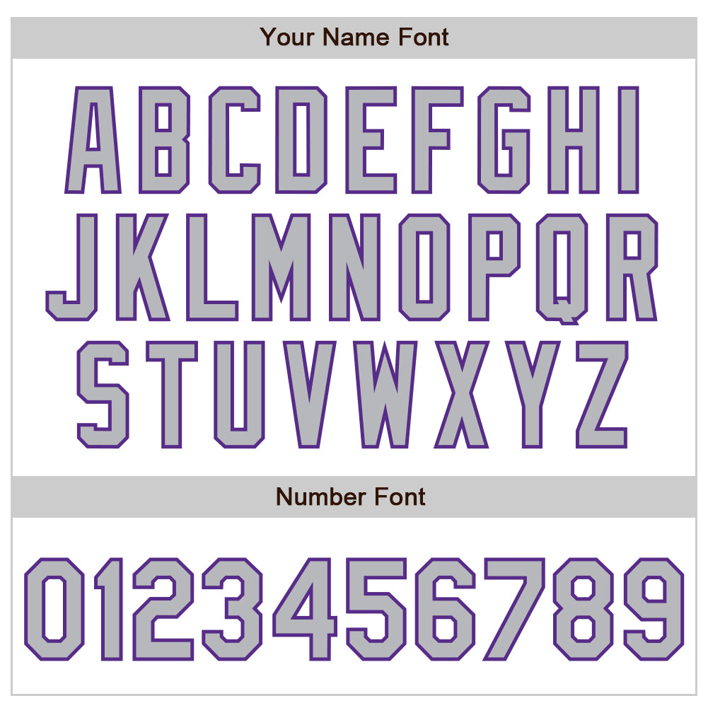 Custom White Pinstripe Gray-Purple Authentic Fade Fashion Baseball Jersey