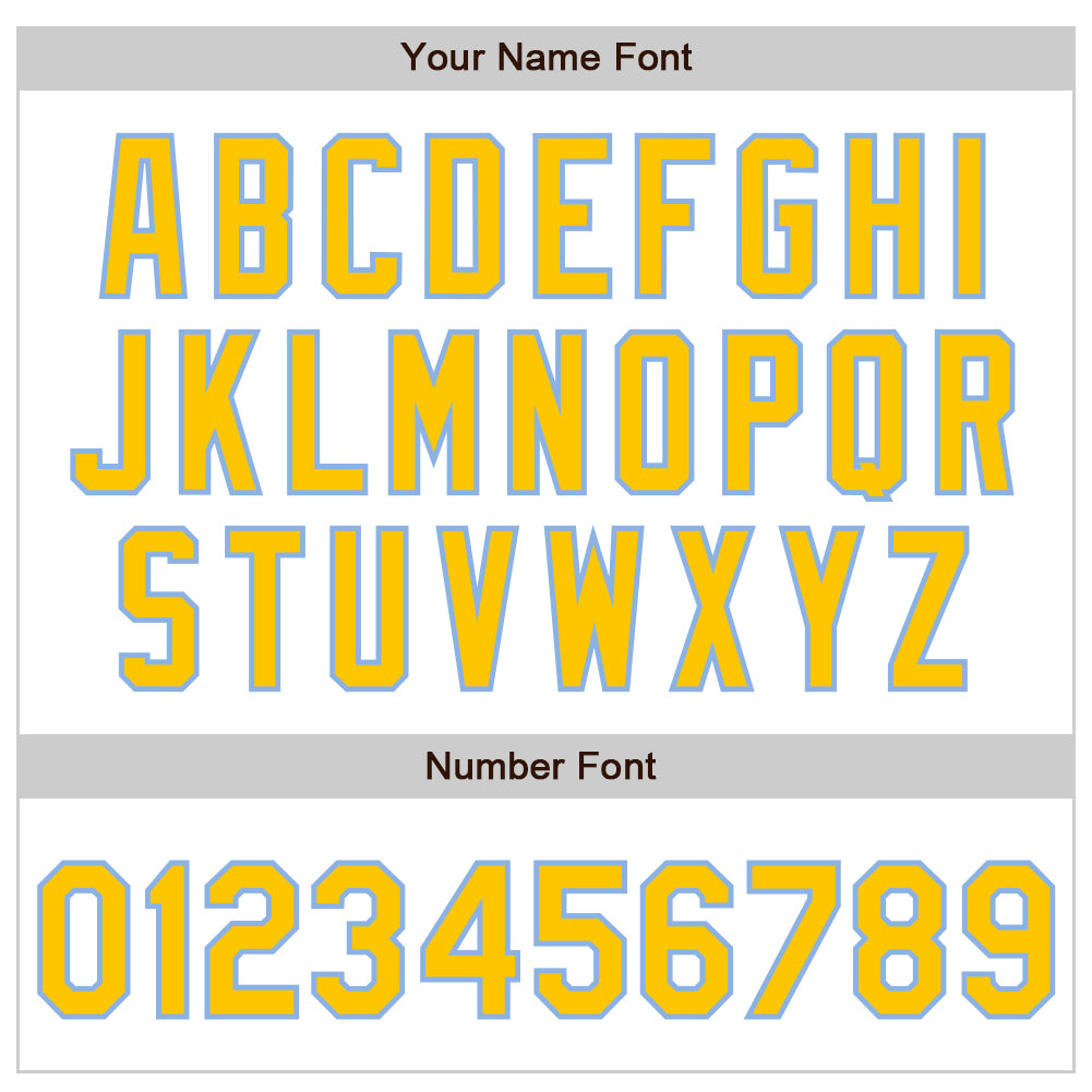 Custom White Pinstripe Yellow-Light Blue Authentic Fade Fashion Baseball Jersey