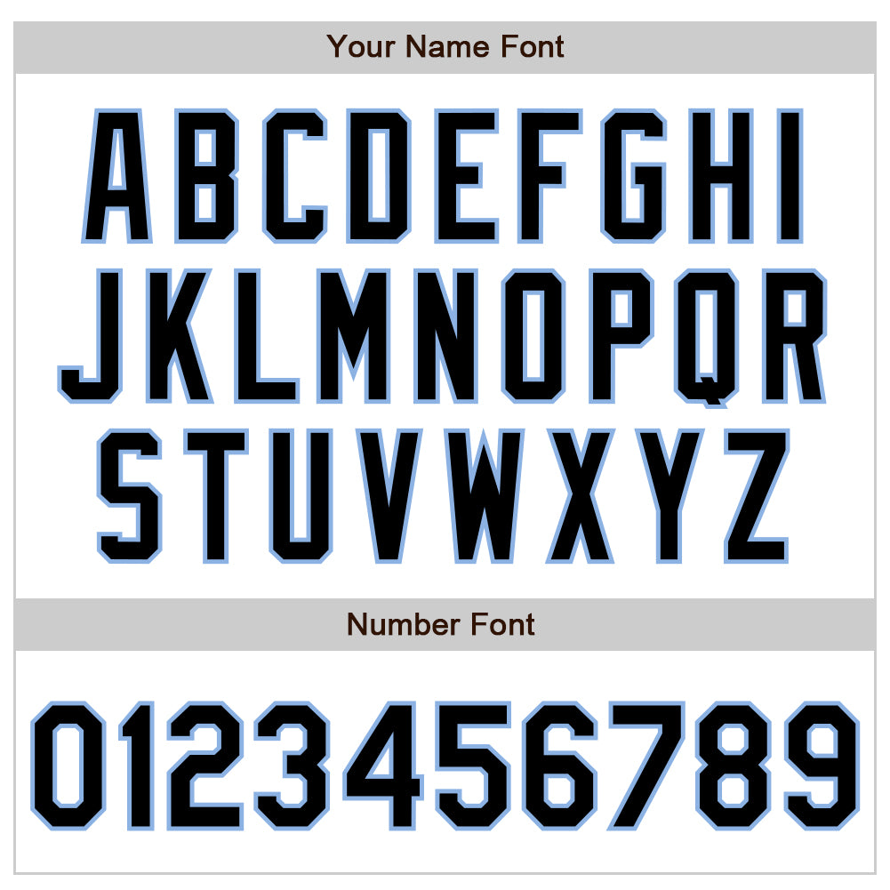 Custom White Pinstripe Black-Light Blue Authentic Fade Fashion Baseball Jersey