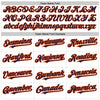 Custom White Pinstripe Navy-Orange Authentic Fade Fashion Baseball Jersey