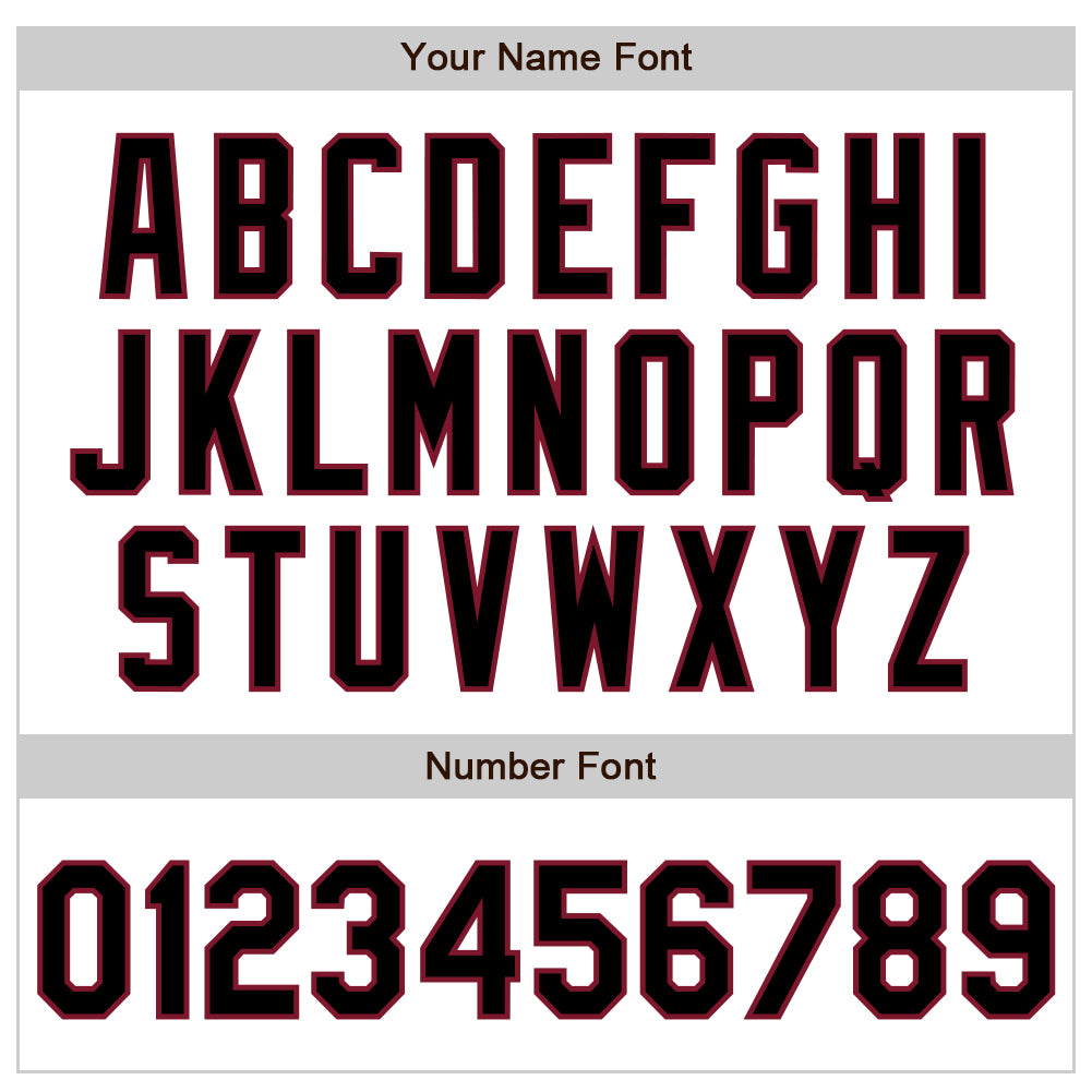 Custom White Pinstripe Black-Crimson Authentic Fade Fashion Baseball Jersey