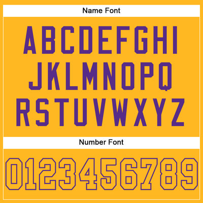 Custom Gold Gold-Purple Mesh Authentic Football Jersey