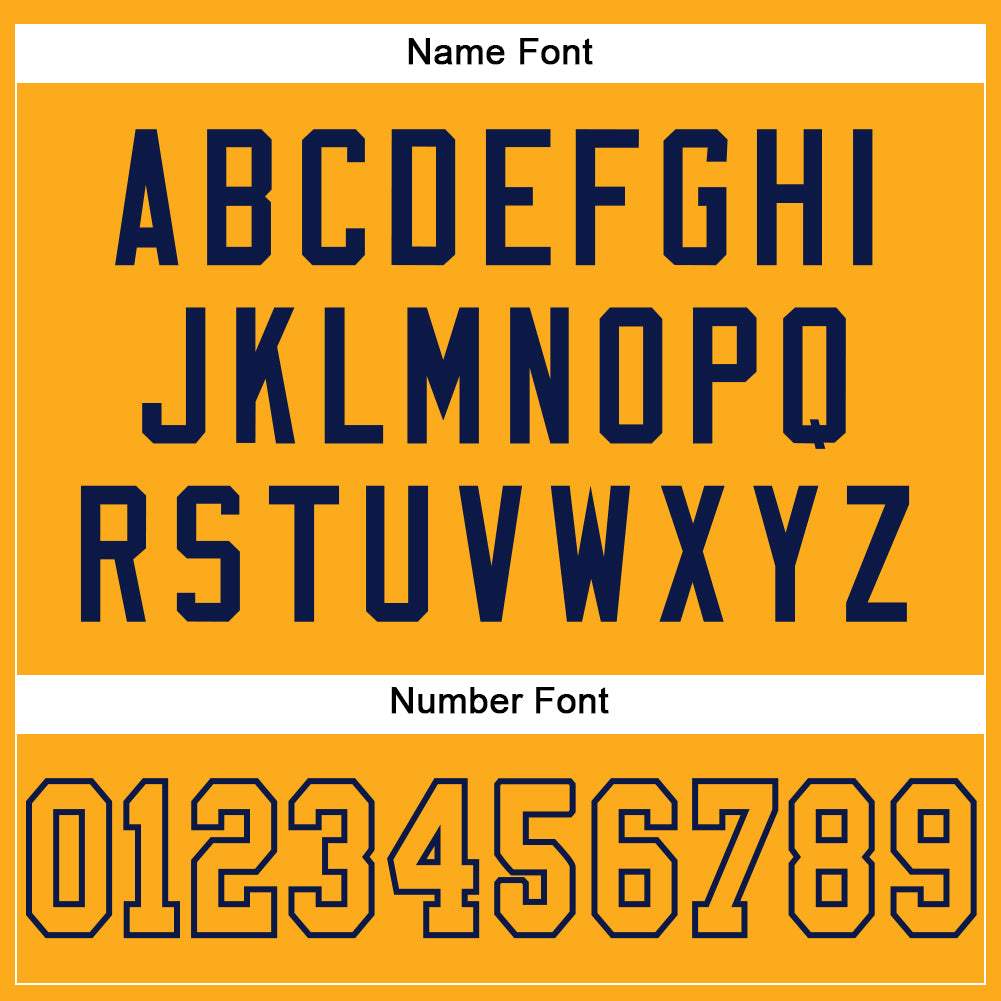 Custom Gold Gold-Navy Mesh Authentic Football Jersey