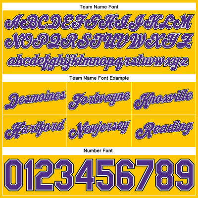 Custom Gold Black Pinstripe Purple-White Authentic Basketball Shorts