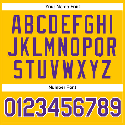 Custom Gold Purple-White Authentic Sleeveless Baseball Jersey