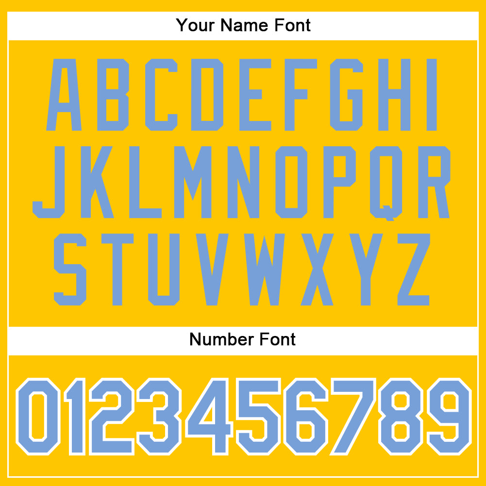 Custom Gold Light Blue-White Authentic Sleeveless Baseball Jersey