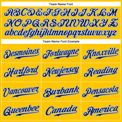 Custom Gold Navy-Light Blue Authentic Sleeveless Baseball Jersey