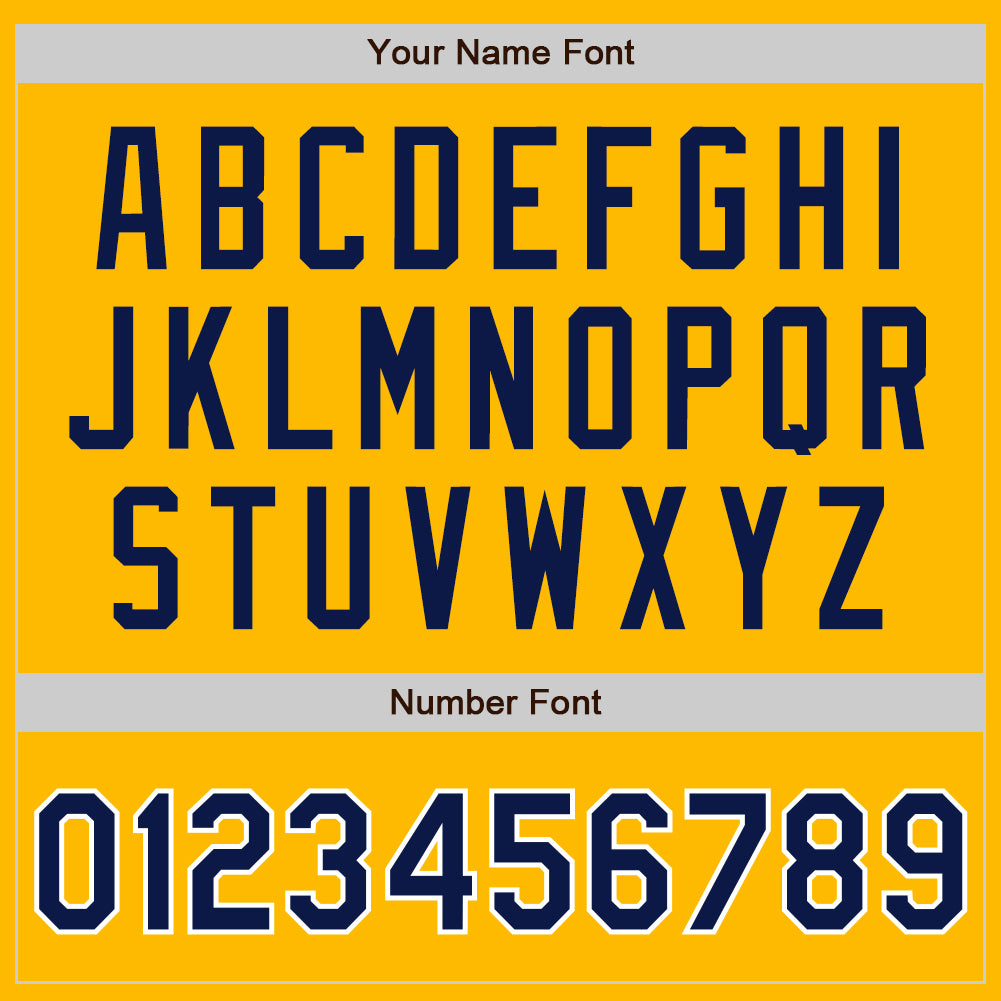 Custom Gold Navy Pinstripe Navy-White Authentic Baseball Jersey