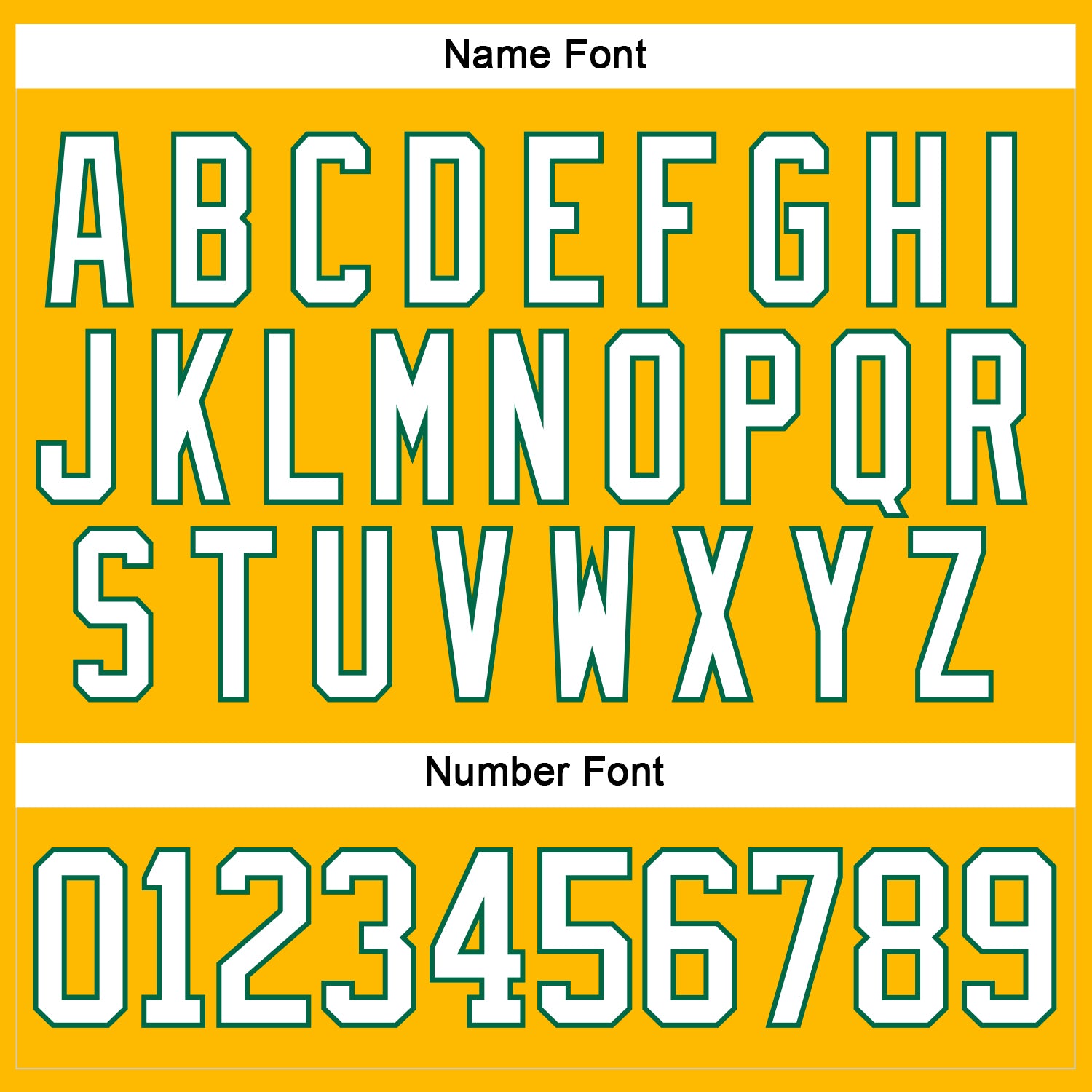 Custom Gold White-Kelly Green Hockey Lace Neck Jersey