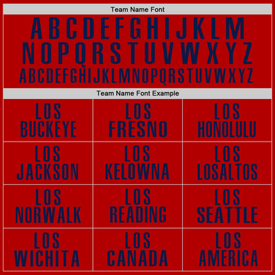 Custom Red Navy Performance Golf Polo Shirt