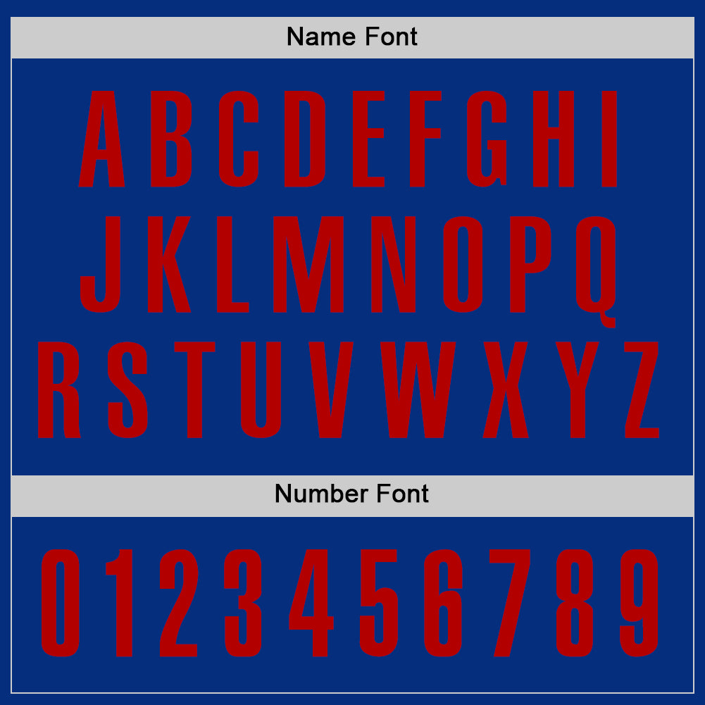 Custom Royal Red Performance Golf Polo Shirt