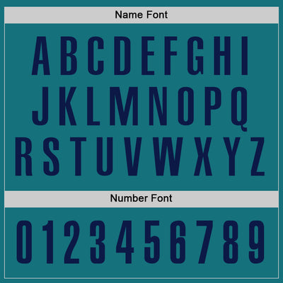 Custom Teal Navy Performance Golf Polo Shirt