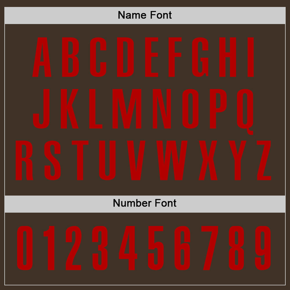 Custom Brown Red Performance Golf Polo Shirt