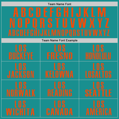 Custom Aqua Orange Performance Golf Polo Shirt