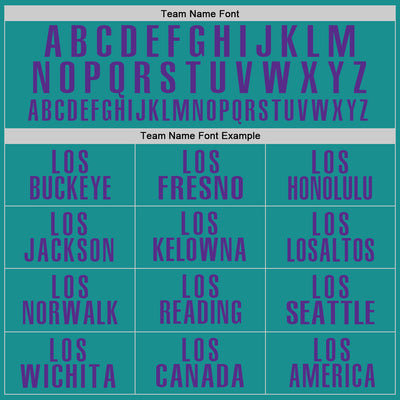 Custom Aqua Purple Performance Golf Polo Shirt