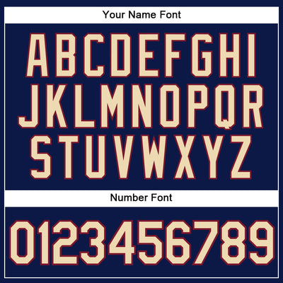 Custom Navy City Cream-Crimson Performance Vapor Golf Polo Shirt