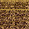 Custom Brown Old Gold 3D Pattern Design Leopard Print Performance Golf Polo Shirt