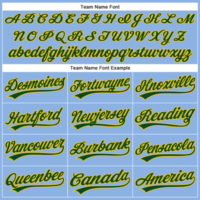 Custom Light Blue Green-Yellow Performance Vapor Golf Polo Shirt