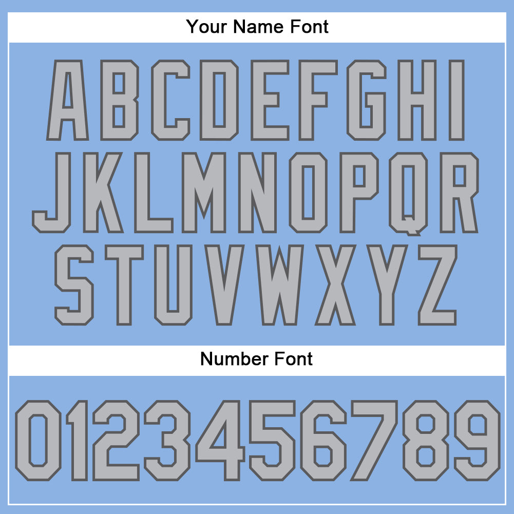 Custom Light Blue Gray-Steel Gray Performance Vapor Golf Polo Shirt