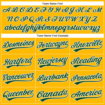 Custom Gold Green-White Performance Vapor Golf Polo Shirt