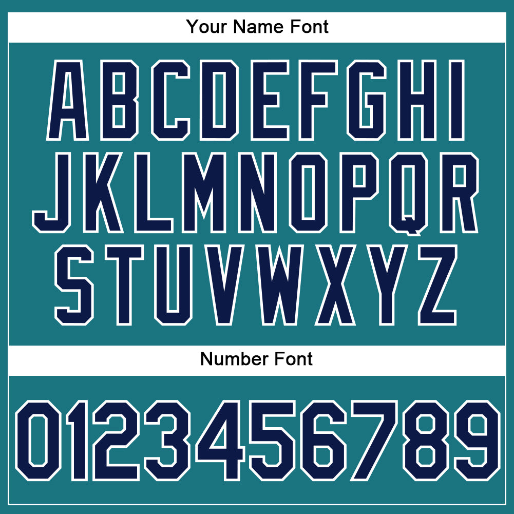 Custom Teal Navy-White Performance Vapor Golf Polo Shirt