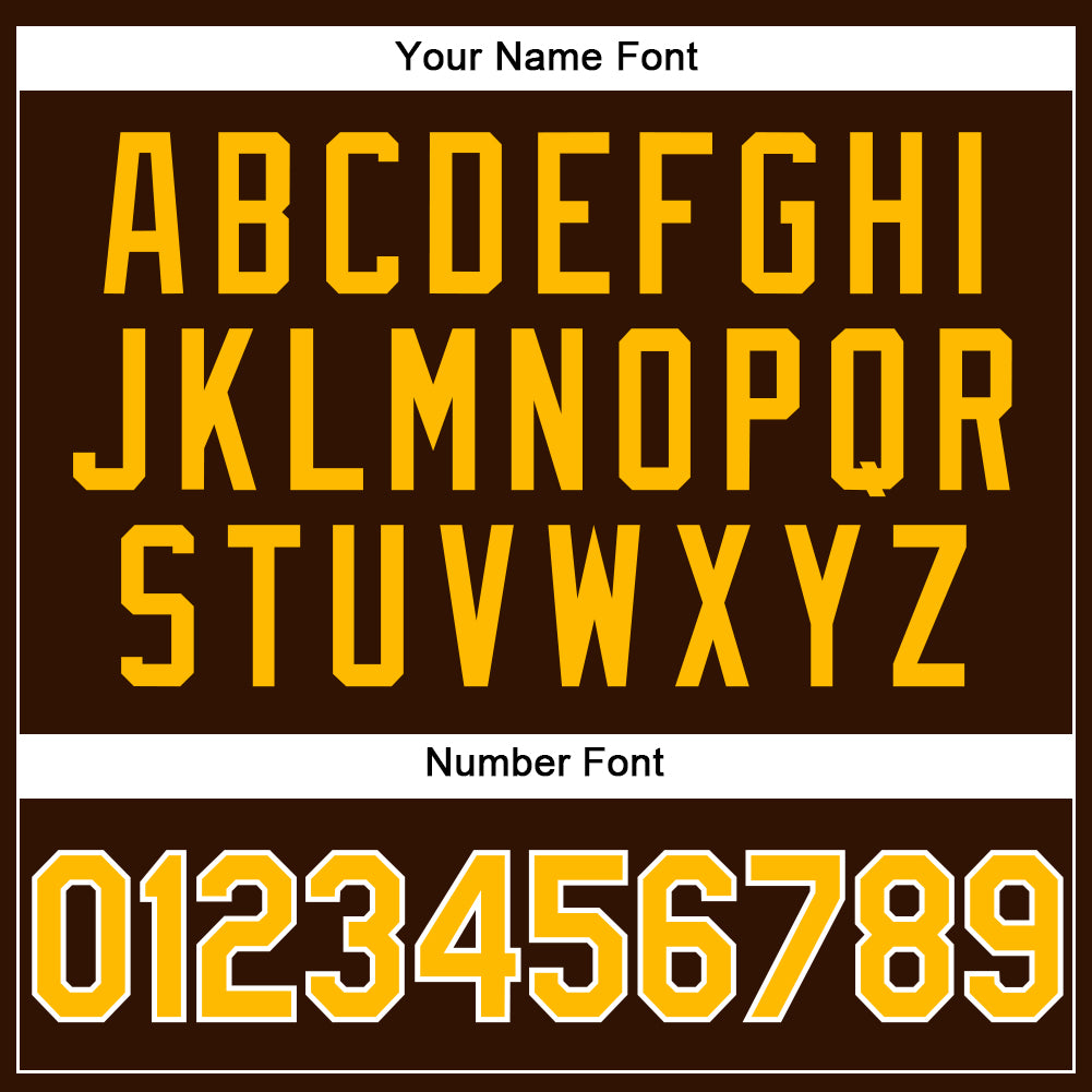 Custom Brown Gold-White Performance Vapor Golf Polo Shirt