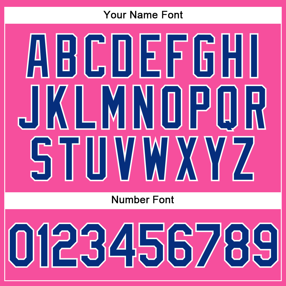 Custom Pink Royal-White Performance Vapor Golf Polo Shirt