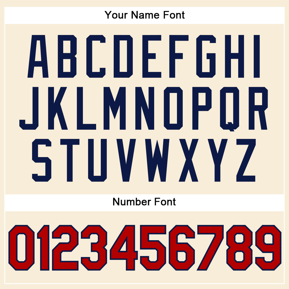 Custom Cream Red-Navy Performance Vapor Golf Polo Shirt