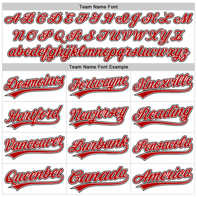 Custom White Red-Black Performance Vapor Golf Polo Shirt