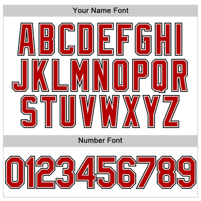 Custom White Red-Black Performance Vapor Golf Polo Shirt