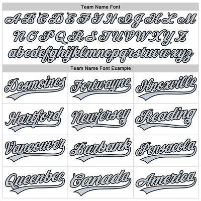 Custom White Silver-Black Performance Vapor Golf Polo Shirt