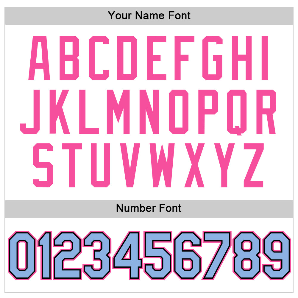 Custom White Light Blue Black-Pink Performance Vapor Golf Polo Shirt