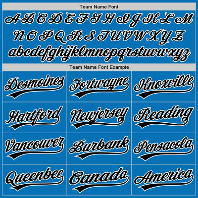 Custom Blue Black-White Performance Vapor Golf Polo Shirt