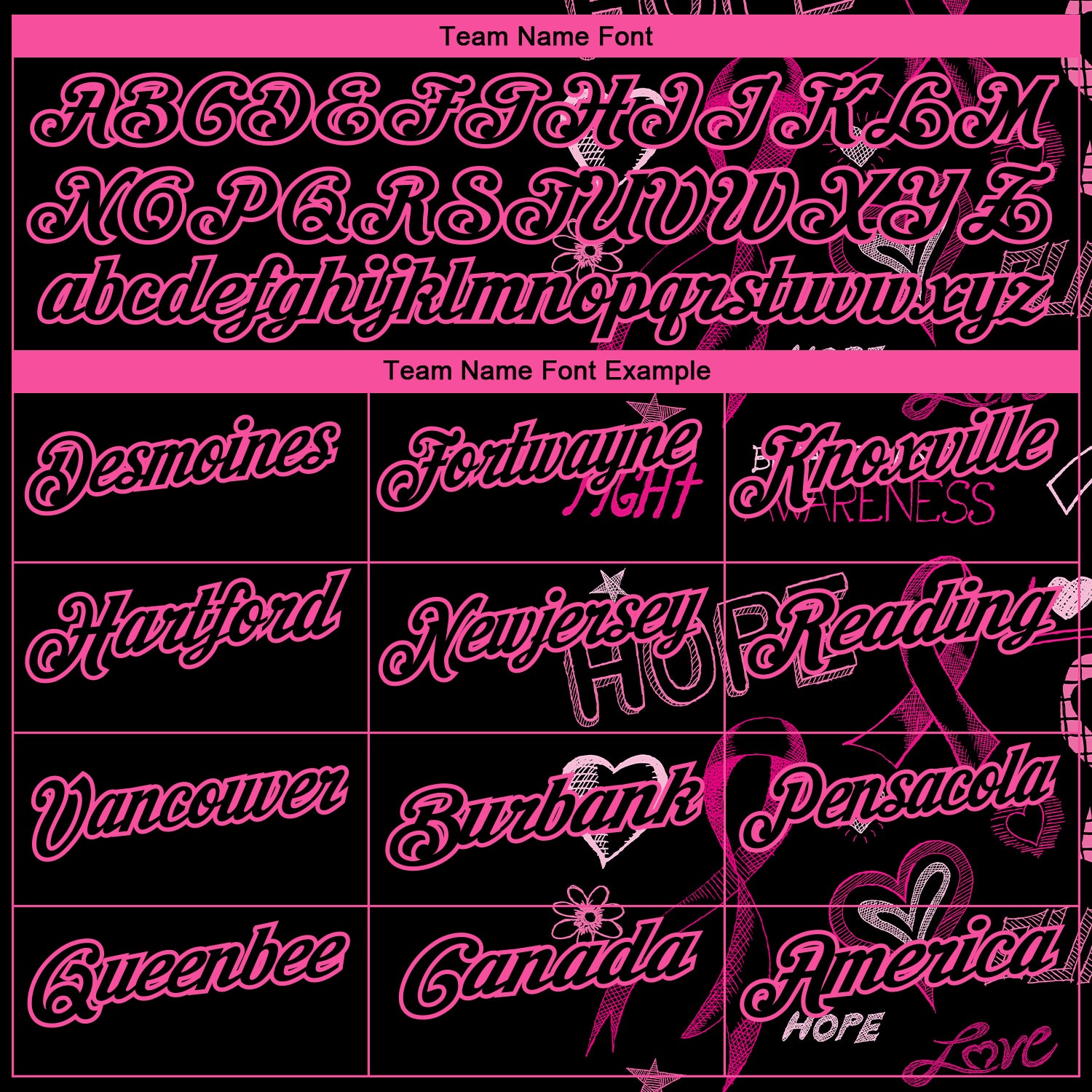 Custom Black Pink 3D Pattern Design Pink Ribbon Breast Cancer Awareness Month Women Health Care Support Performance Golf Polo Shirt